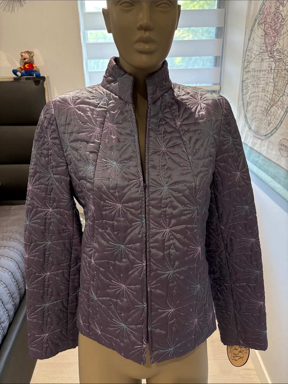 Quilted Purple Women's Jacket